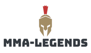 mma legends logo white